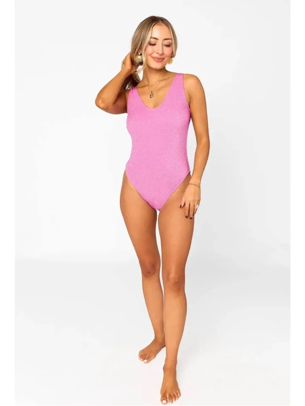 BUDDY LOVE CARLY MAGENTA PINK SWIMSUIT, Sz Small NWOT